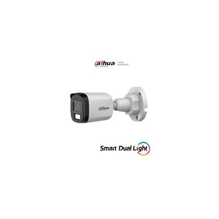 Cámara Bala Dahua 5MP Smart Dual Light DH-HAC-B1A51N-U-IL