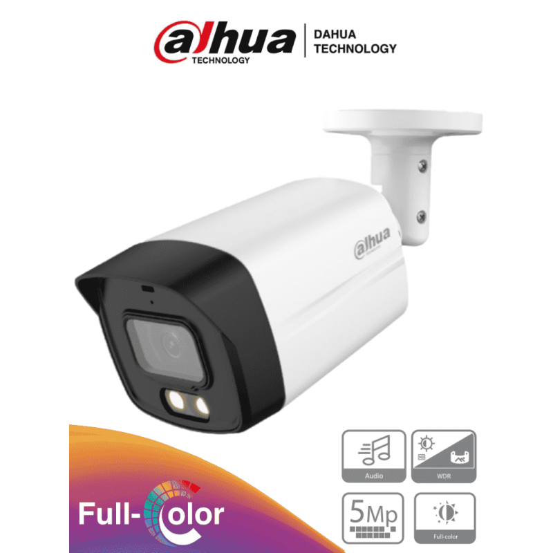 Cámara Dahua 5MP Full-Color HAC-HFW1509TN-A-LED-S3