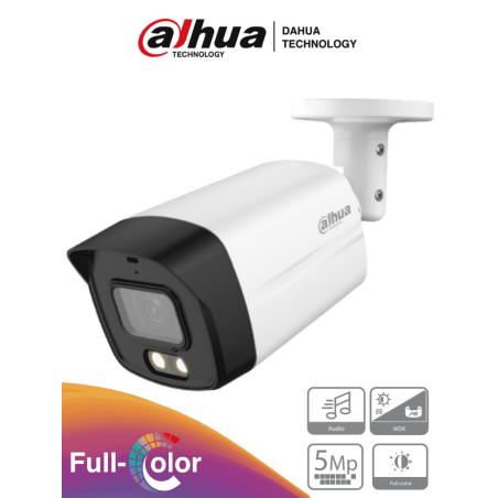 Cámara Dahua 5MP Full-Color HAC-HFW1509TN-A-LED-S3