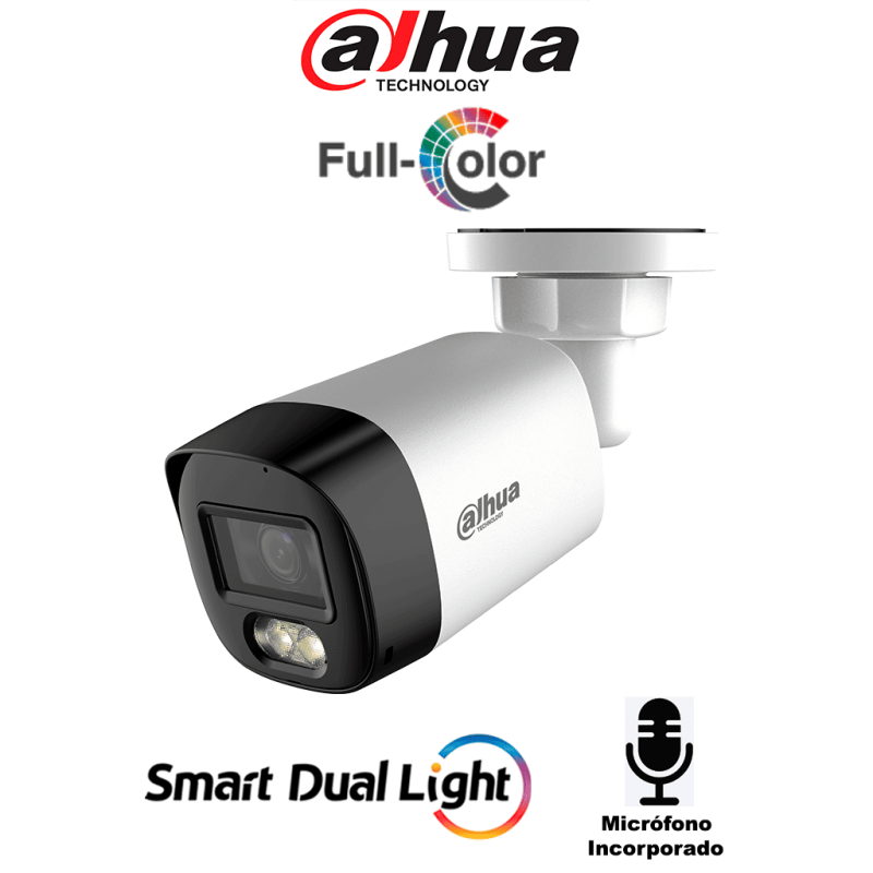 Cámara Dahua 5MP Smart Dual Light HAC-HFW1500RL-IL-A-S3